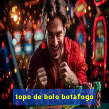 topo de bolo botafogo